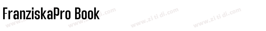 FranziskaPro Book字体转换